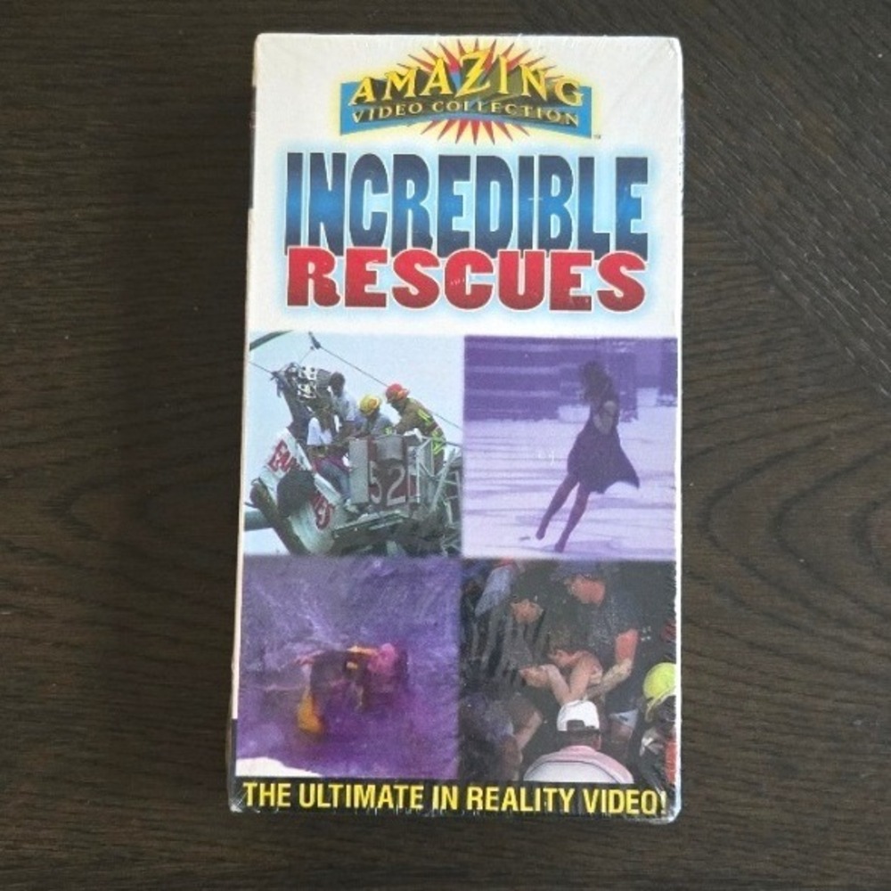 Incredible Rescues Amazing Video Collection VHS Collector's Edition New Sealed